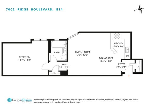 7002 RIDGE Boulevard , Unit E14, Brooklyn, NY 11209