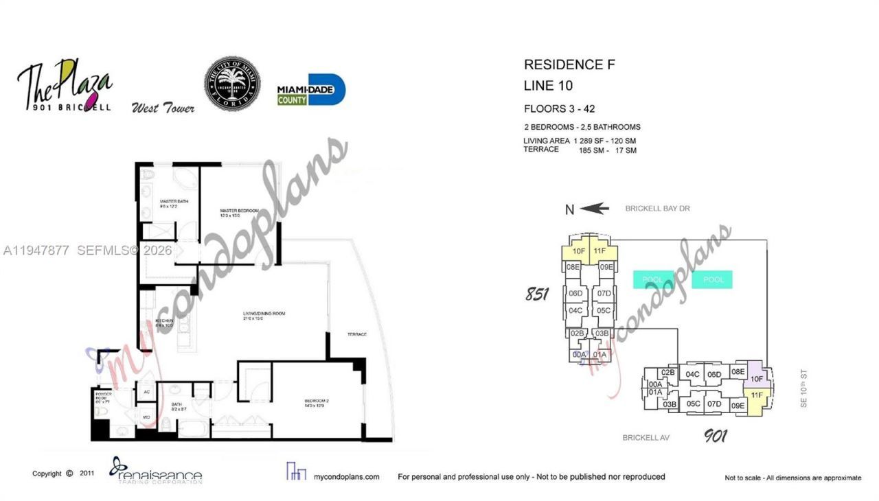 951 Brickell Ave, Unit 1110, Miami, FL 33131 Photo