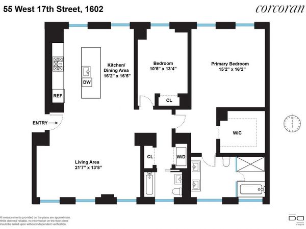 55 W 17TH Street , Unit 1602, Manhattan, NY 10011