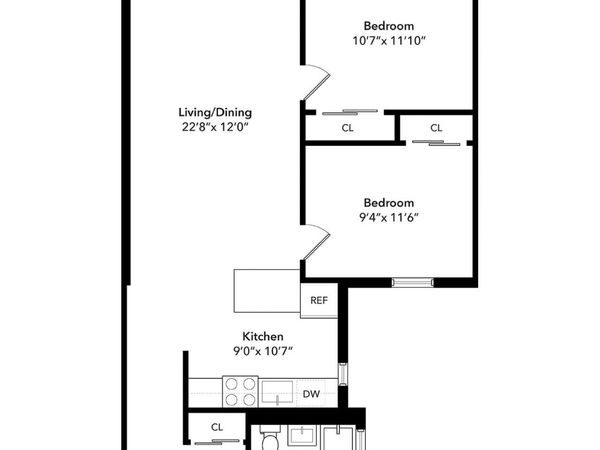 415 Ave C, Unit 2-D, Brooklyn, NY 11218