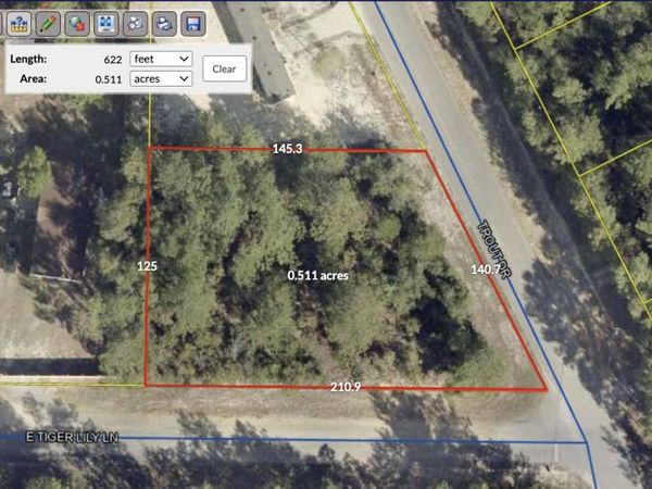 Lot 40&41 E TIGER LILY Lane, DeFuniak Springs, FL 32433
