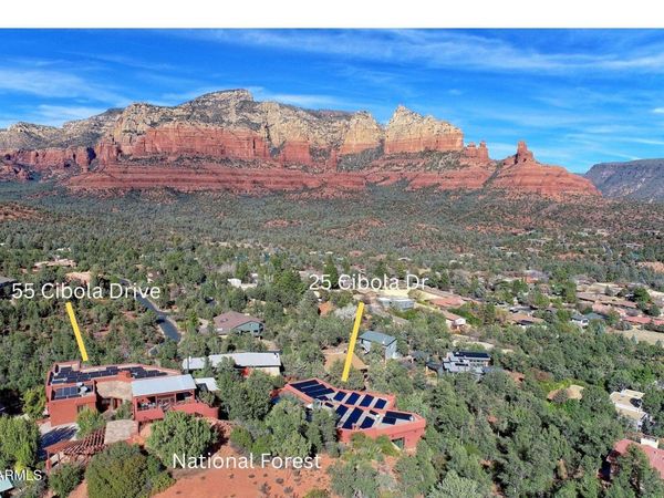 25 & 55 Cibola Drive, Sedona, AZ 86336
