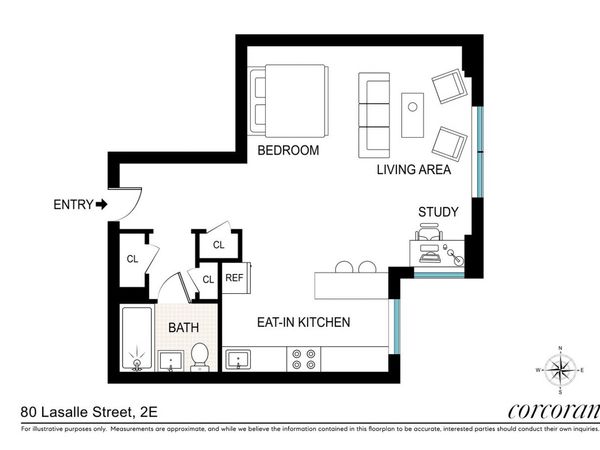 80 LA SALLE Street , Unit 2E, Manhattan, NY 10027