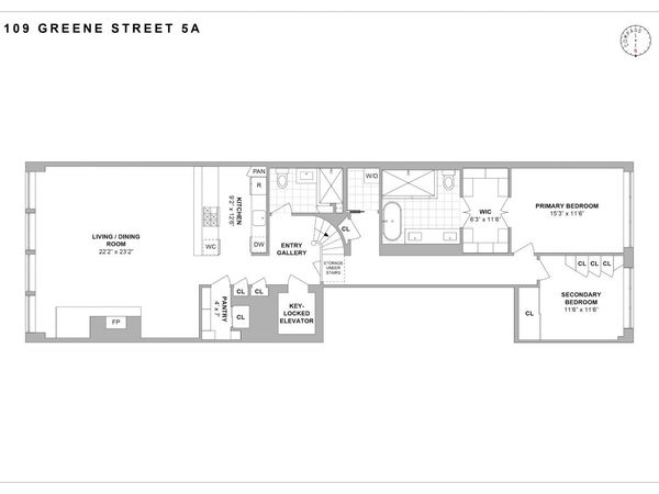 109 Greene Street , Unit 5A, Manhattan, NY 10012