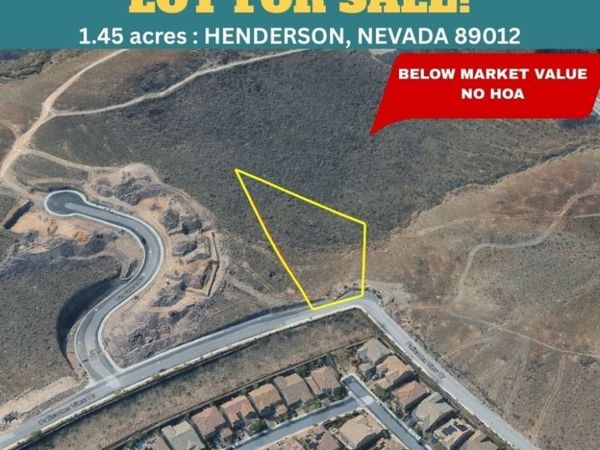0 Palisades View Drive, Henderson, NV 89012