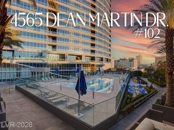 4565 Dean Martin Drive , Unit 102, Las Vegas, NV 89103