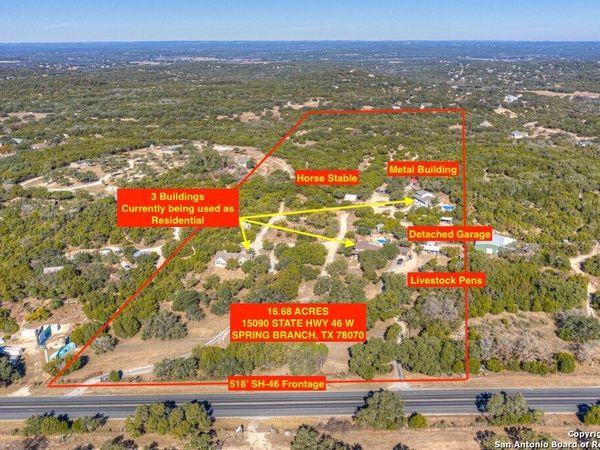 15060 State Highway 46, Spring Branch, TX 78070