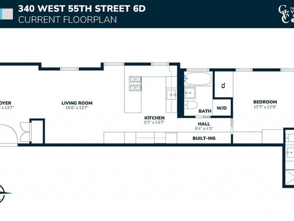 340 W 55TH Street , Unit 6D, Manhattan, NY 10019