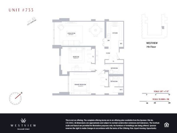 625 Main Street , Unit 733, Manhattan, NY 10044