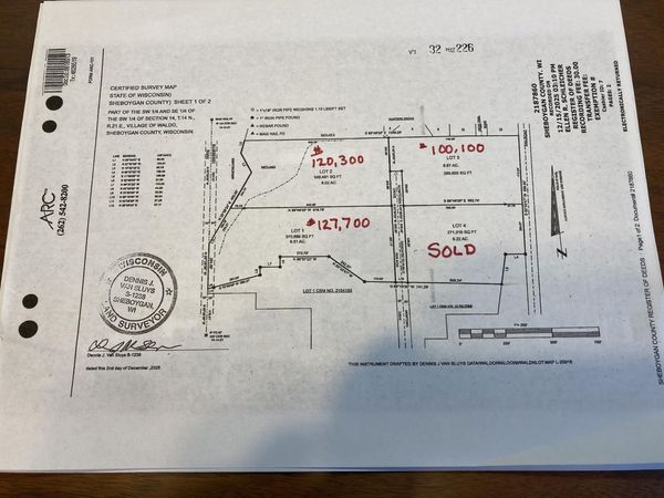 Lt3 Mowtown Dr, Waldo, WI 53093