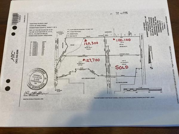 Lt3 MOWTOWN DRIVE, Waldo, WI 53093