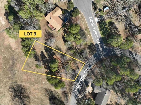 Lot 9 RIDGE ONE Circle, Hot Springs, AR 71901