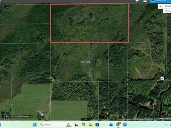 xxxx no road access, Cotton, MN 55724