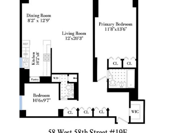 58 W 58TH Street , Unit 19E, Manhattan, NY 10019