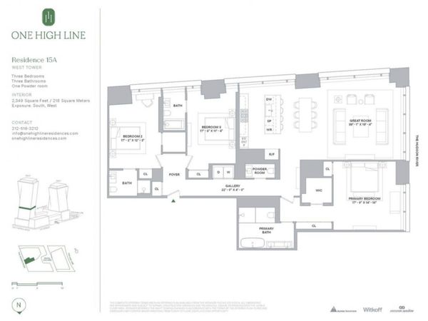 500 W 18TH Street , Unit W15A, Manhattan, NY 10011