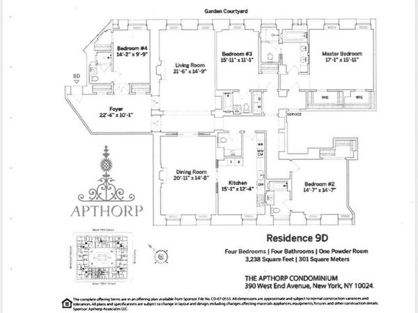 390 W END Avenue, Unit 9D, Manhattan, NY 10024