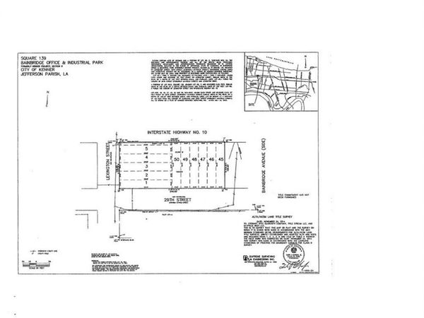 Lots 1-6 45-50 LEXINGTON Avenue, Kenner, LA 70062