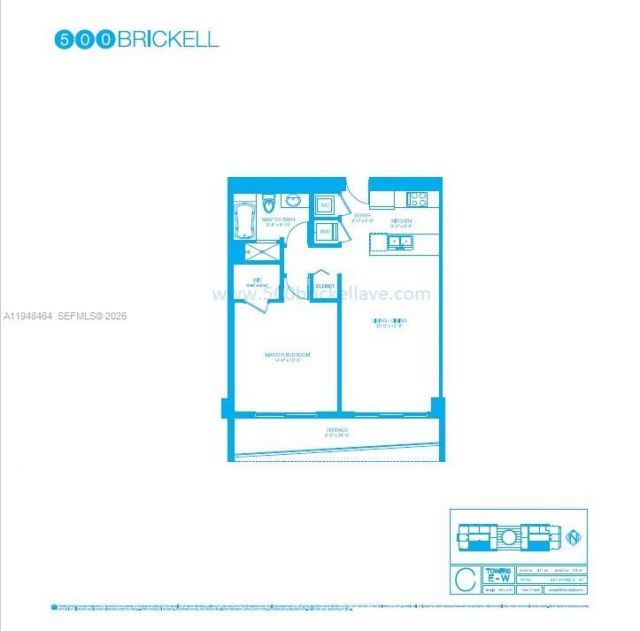 500 Brickell Ave, Unit 3408, Miami, FL 33131 Photo