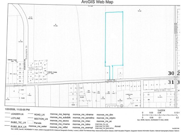 1321 Hatley Road, Amory, MS 38821