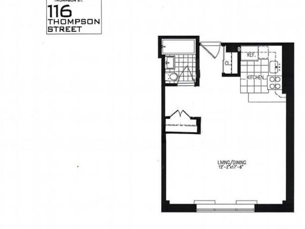 116 Thompson Street , Unit LC, Manhattan, NY 10012