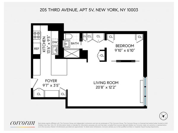 205 3RD Avenue , Unit 5V, Manhattan, NY 10003