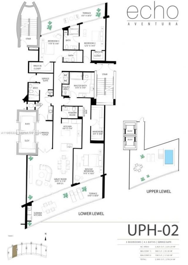 3250 NE 188th St , Unit UPH02 + RO, Aventura, FL 33180 Photo