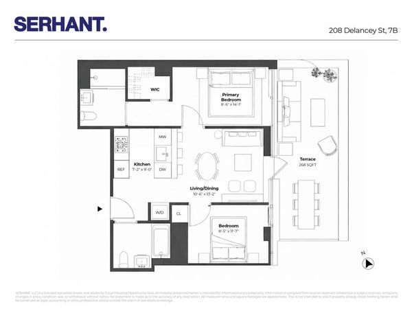 208 DELANCEY Street , Unit 7/B, Manhattan, NY 10002