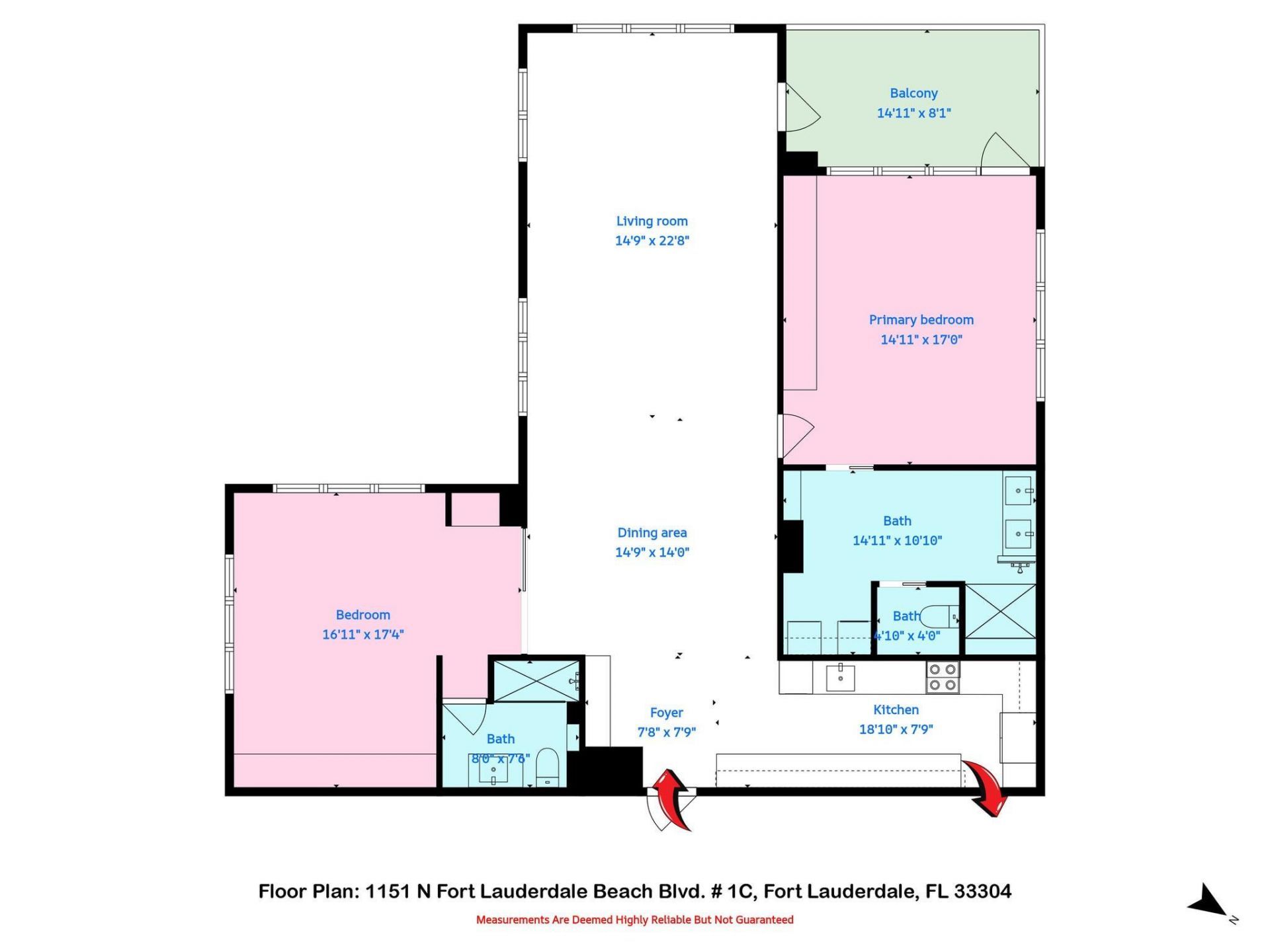 1151 N Fort Lauderdale Beach Boulevard, Unit 1C, Fort Lauderdale, FL 33304 Photo