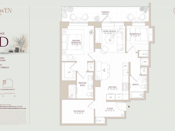 289 SCHERMERHORN Street , Unit 3D, Brooklyn, NY 11217