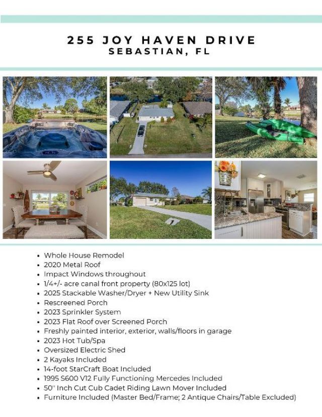 255 Joy Haven Drive, Sebastian, FL 32958 Photo