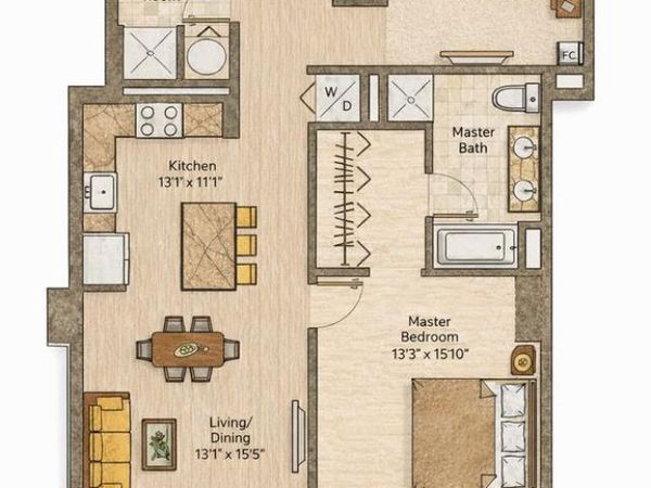 901 N PENN STREET, Unit F1502, PHILADELPHIA, PA 19123