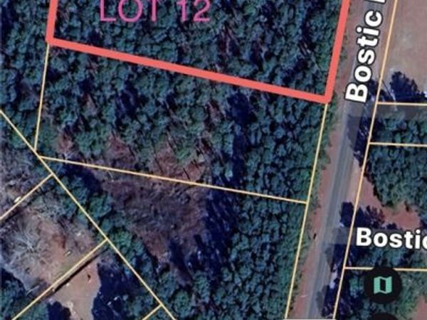TBD BOSTIC (LOT 12) Road, Laurinburg, NC 28352