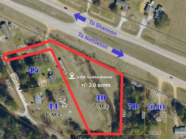 130A Grubbs Ave., Shannon, MS 38868