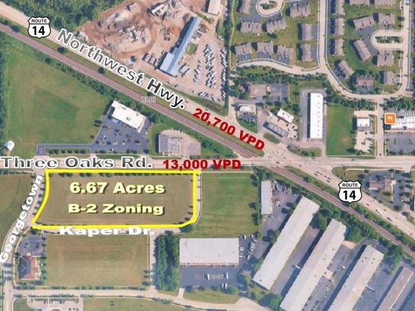 LOT 02 THREE OAKS Road, Cary, IL 60013