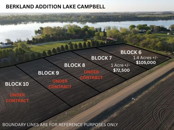 Block 6 Berkland Add.. Lake Campbell, Volga, SD 57071