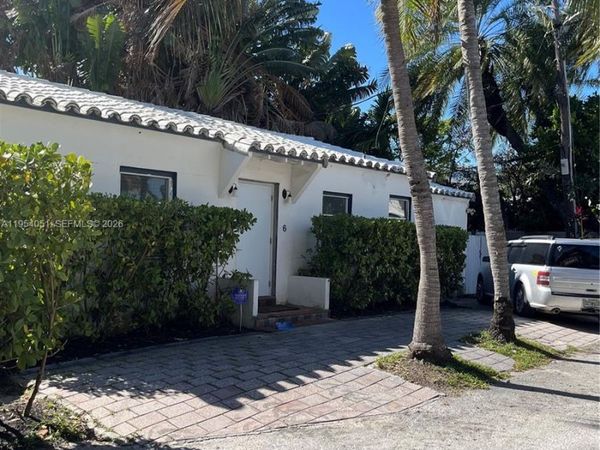 6 Farrey Ln , Miami Beach, FL 33139