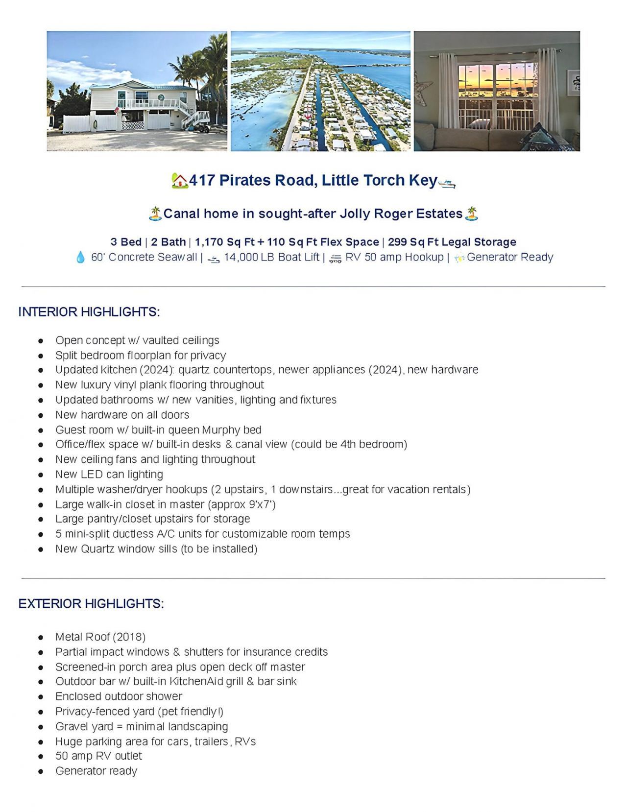 417 Pirates Road, Little Torch Key, FL 33042 Photo