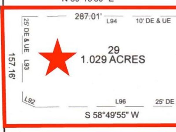 TBD Lot 29 Barlett Peak Drive, Waxahachie, TX 75167