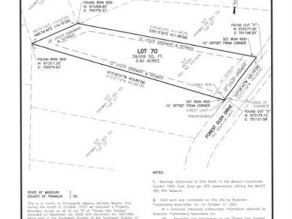 2886 Forest Glen Drive, Pacific, MO 63069