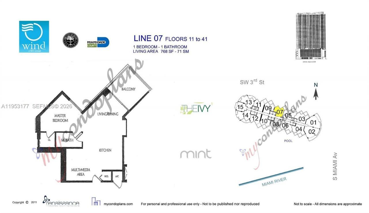 350 S Miami Ave, Unit 1907, Miami, FL 33130 Photo