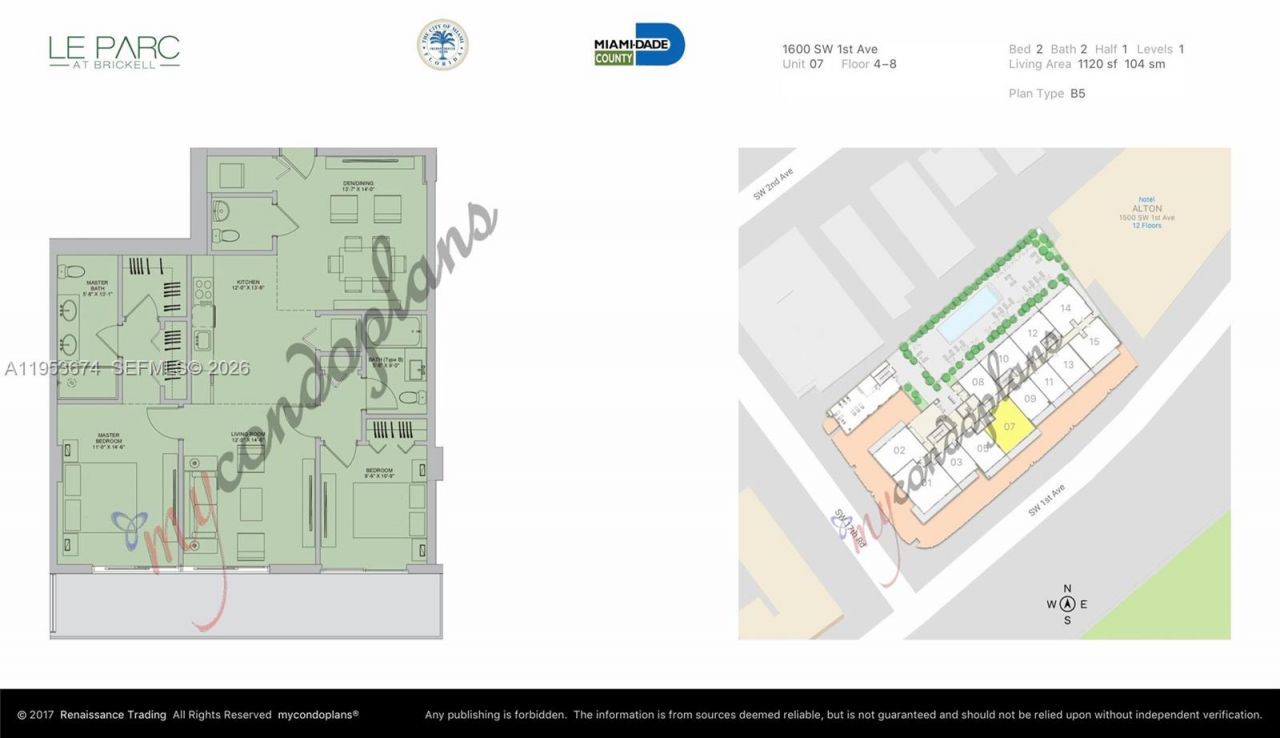 1600 SW 1st Ave, Unit 807, Miami, FL 33129 Photo