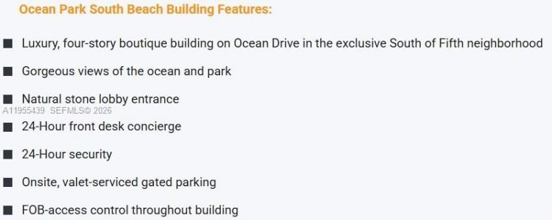 304 Ocean Dr , Unit 302, Miami Beach, FL 33139 Photo