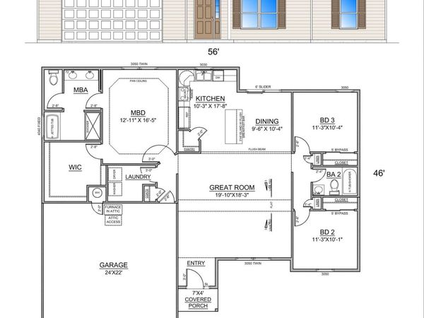 216 Pioneer Way, Unit Lot 23, Hollister, MO 65672