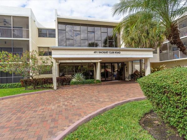 491 E Racquet Club Rd, Unit 107, Weston, FL 33326
