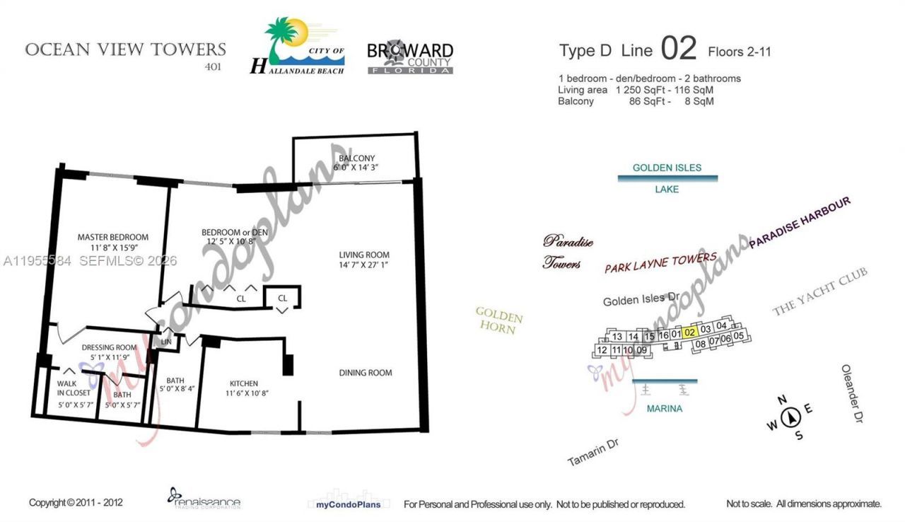 401 Golden Isles Dr , Unit 902, Hallandale Beach, FL 33009 Photo