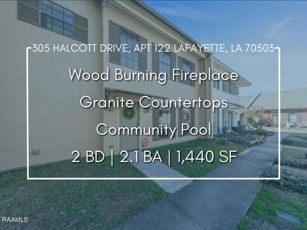 305 Halcott Drive, Unit 122, Lafayette, LA 70503