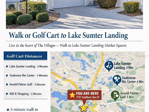 1131 SOUTHERN SUN DRIVE, THE VILLAGES, FL 32162