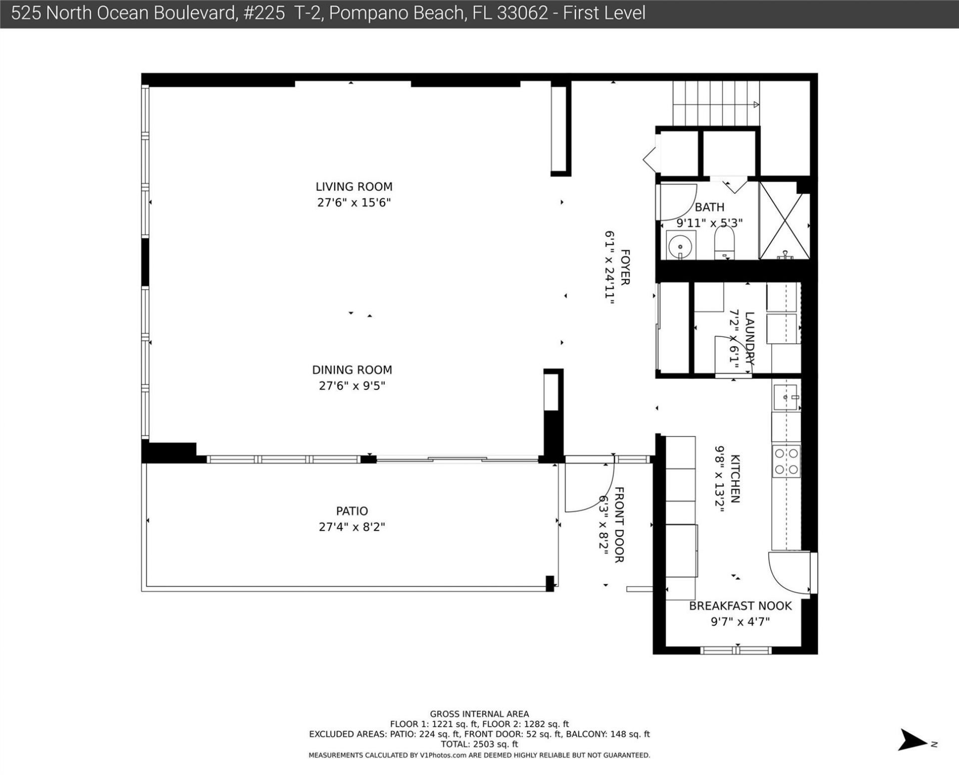 525 N Ocean Boulevard, Unit T-2, Pompano Beach, FL 33062 Photo