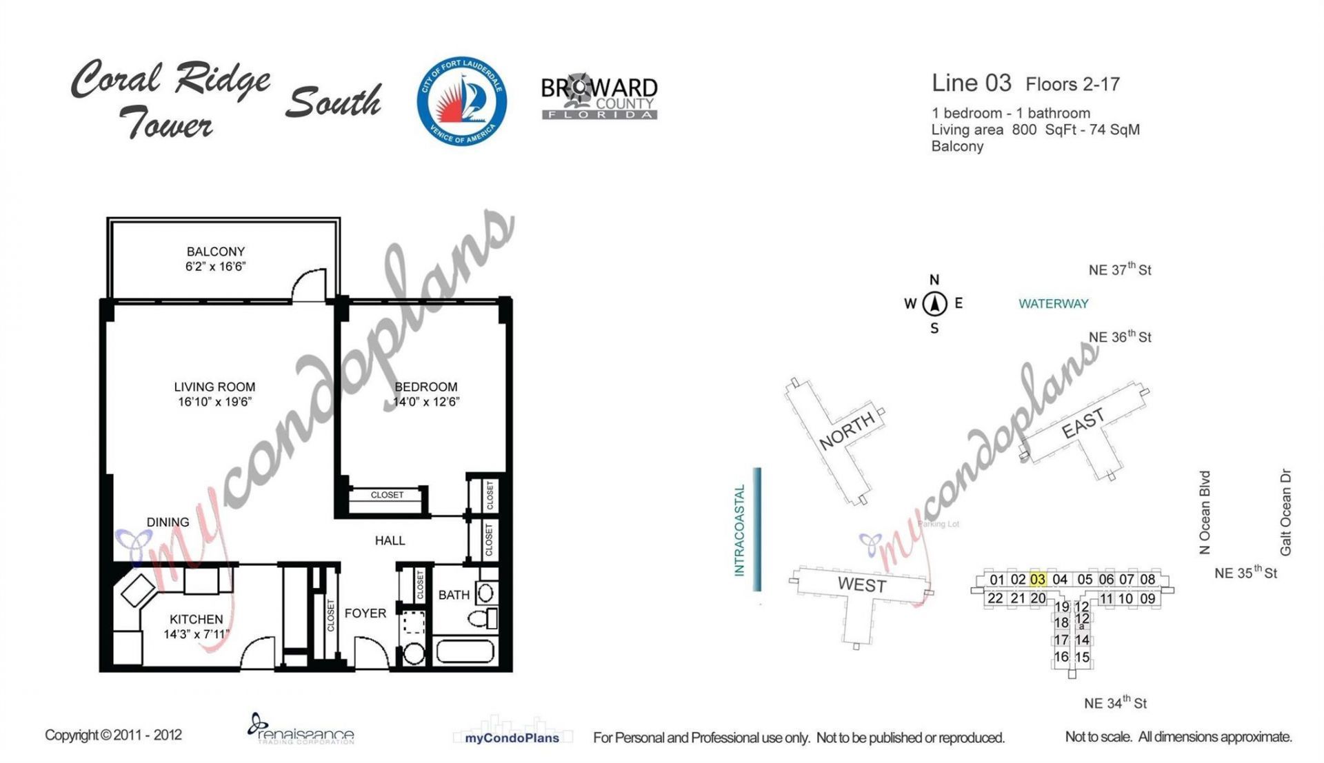 3333 NE 34th Street, Unit 1503, Fort Lauderdale, FL 33308 Photo