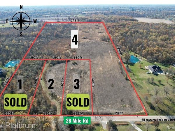 VACANT 4 - 28 MILE Road, Ray Twp, MI 48096